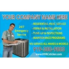 HVAC Vehicle Magnet #8